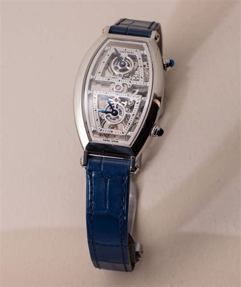 The Cartier Privé Tonneau XL Skeleton Dual Time 